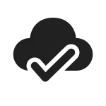 Cloud Sync Complete SVG Icon